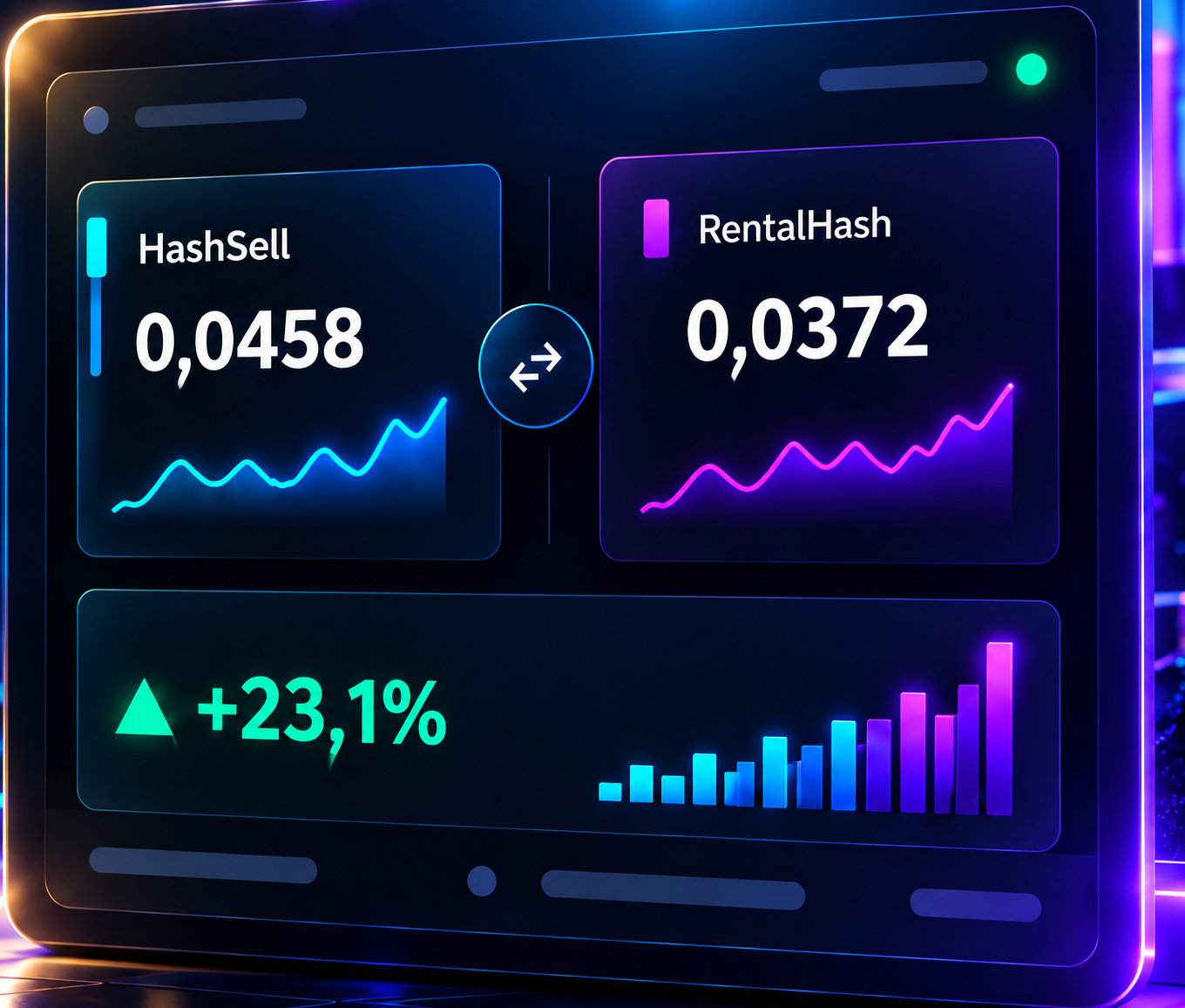 Painel visual do CriptoPro